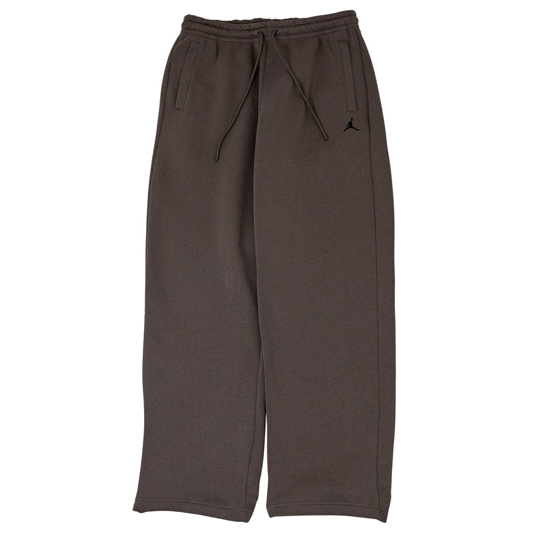 Jordan Men Brooklyn Fleece Oversized Open-Hem Pants (olive grey / black)