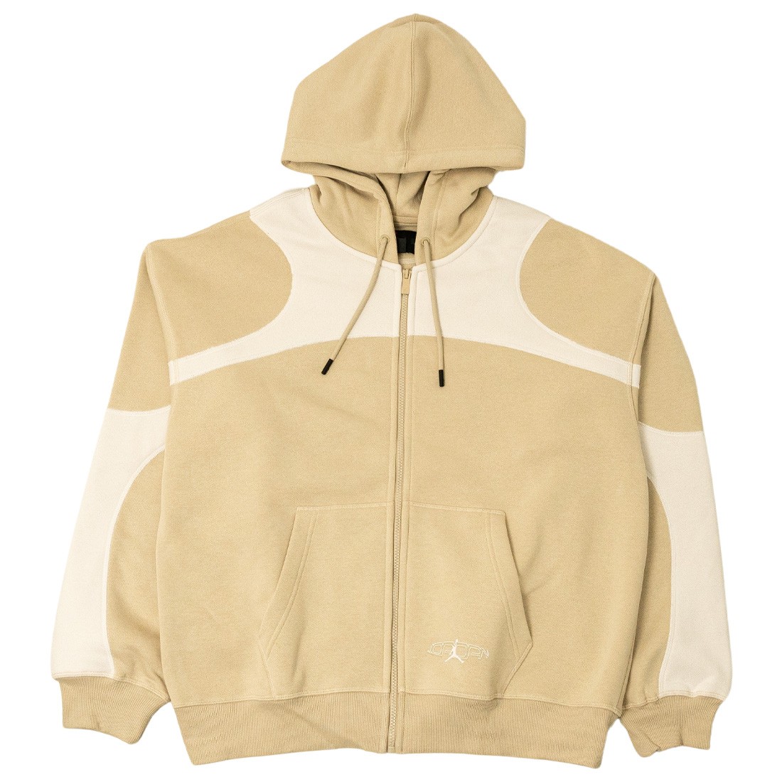 Jordan Men Y2K Oversized Stretch Full-Zip Hoodie (rattan / phantom / phantom)