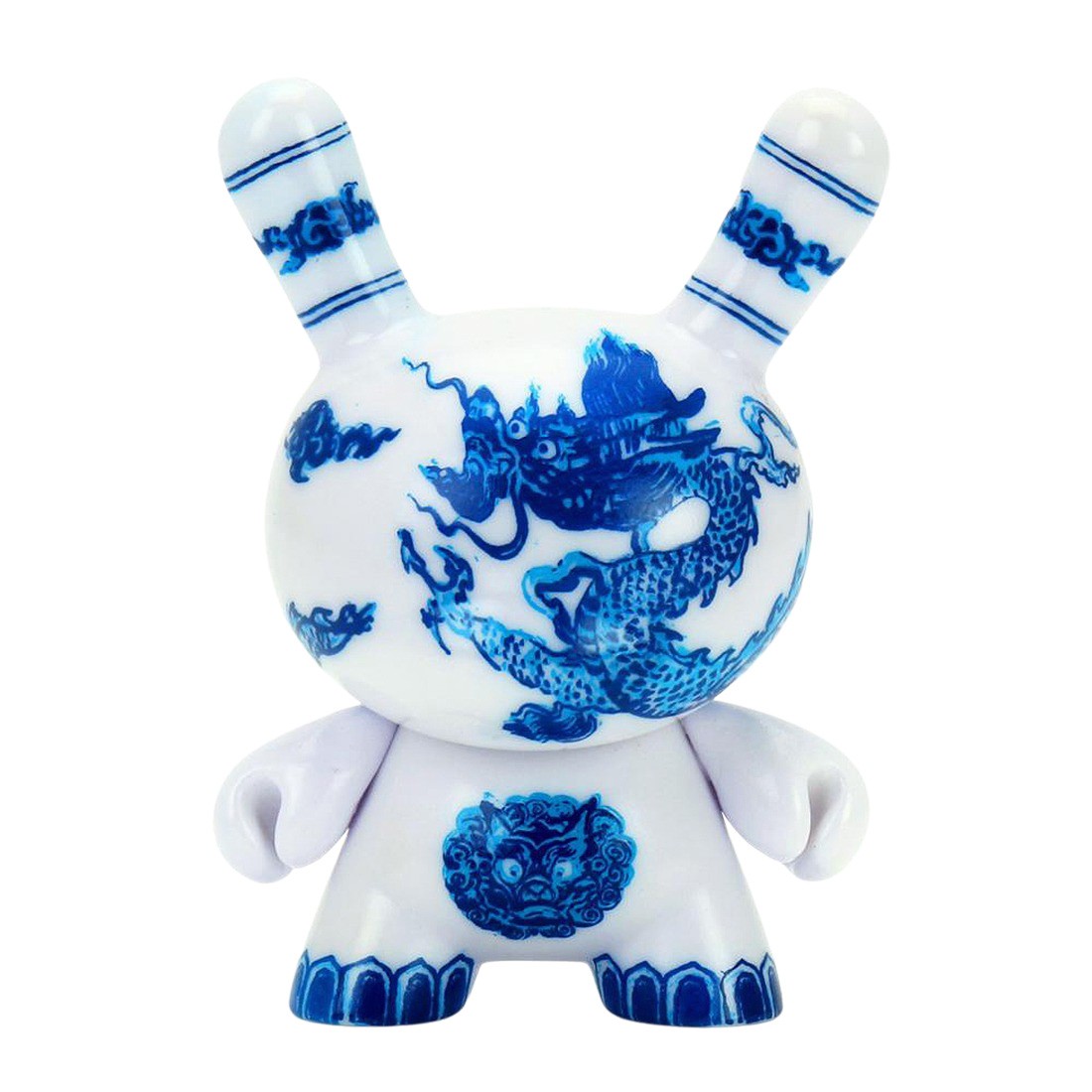 Kidrobot The Met 3 Inch Showpiece Dunny Chinese Dragon Panel Figure (white)