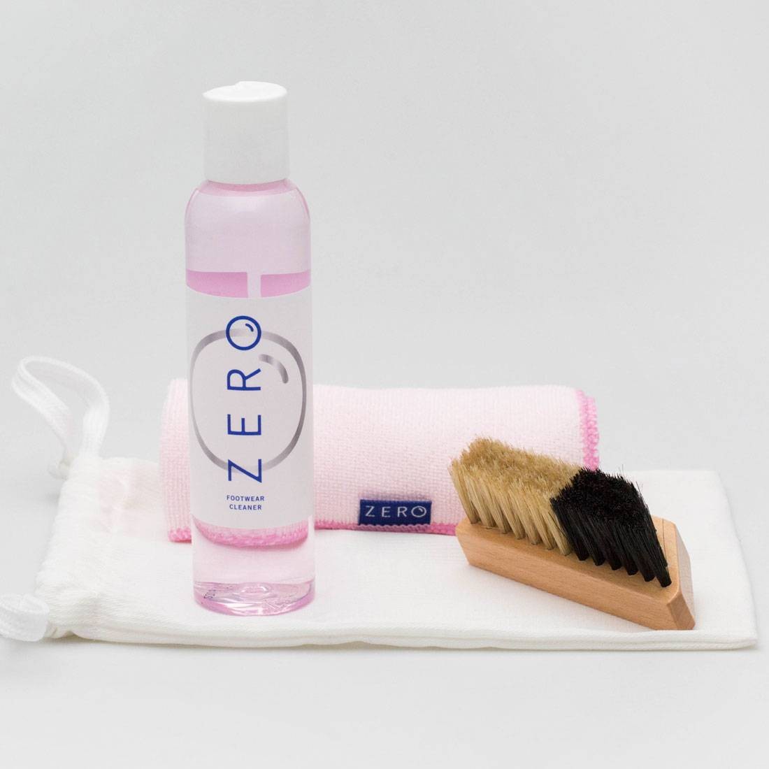 Zero Footwear Cleaner Kit With Brush And Towel