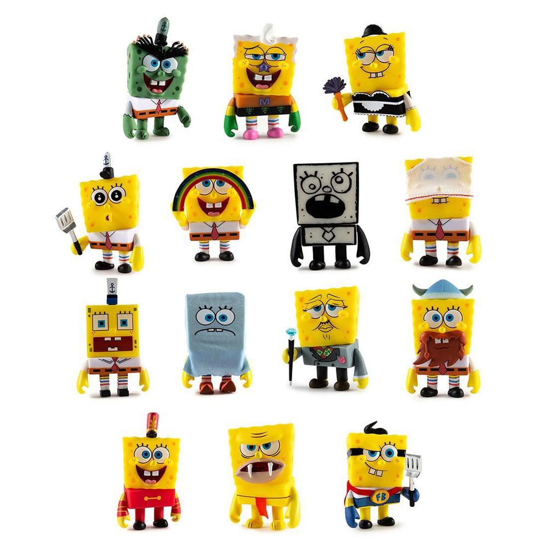 Kidrobot Many Faces of Spongebob Squarepants Mini Series Band Geeks 