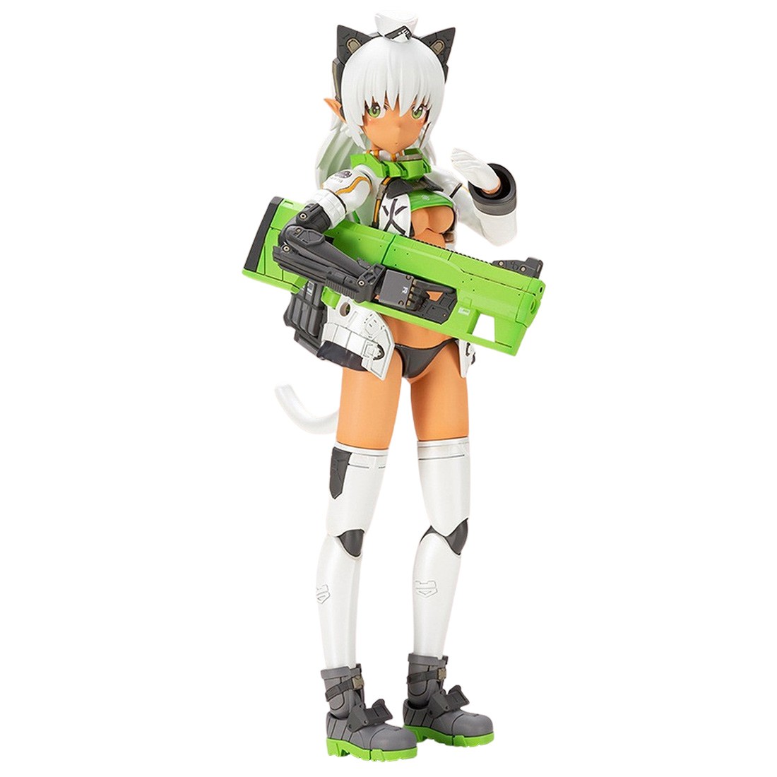 Kotobukiya Frame Arms Girl Himada Humikane Art Works Arsia Another Color With FGM148 Type Anti-tank Missile Plastic Model Kit (green)