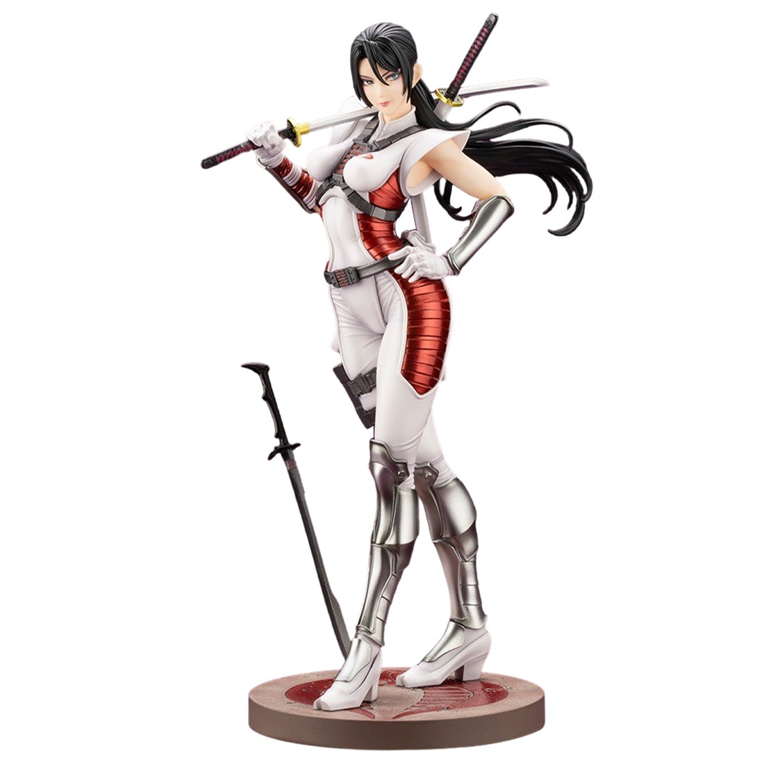 Kotobukiya G.I. Joe A Real American Hero Dawn Moreno Snake Eyes II Limited Edition White Outfit Bishoujo Statue - PX Previews Exclusive (white)