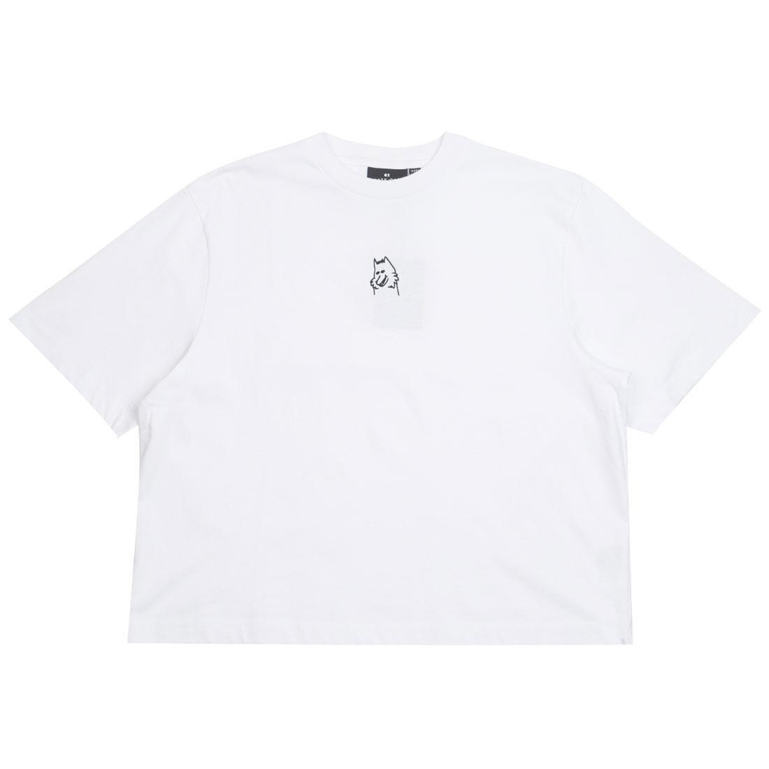 Lazy Oaf Women I Prefer Dogs Tee (white)