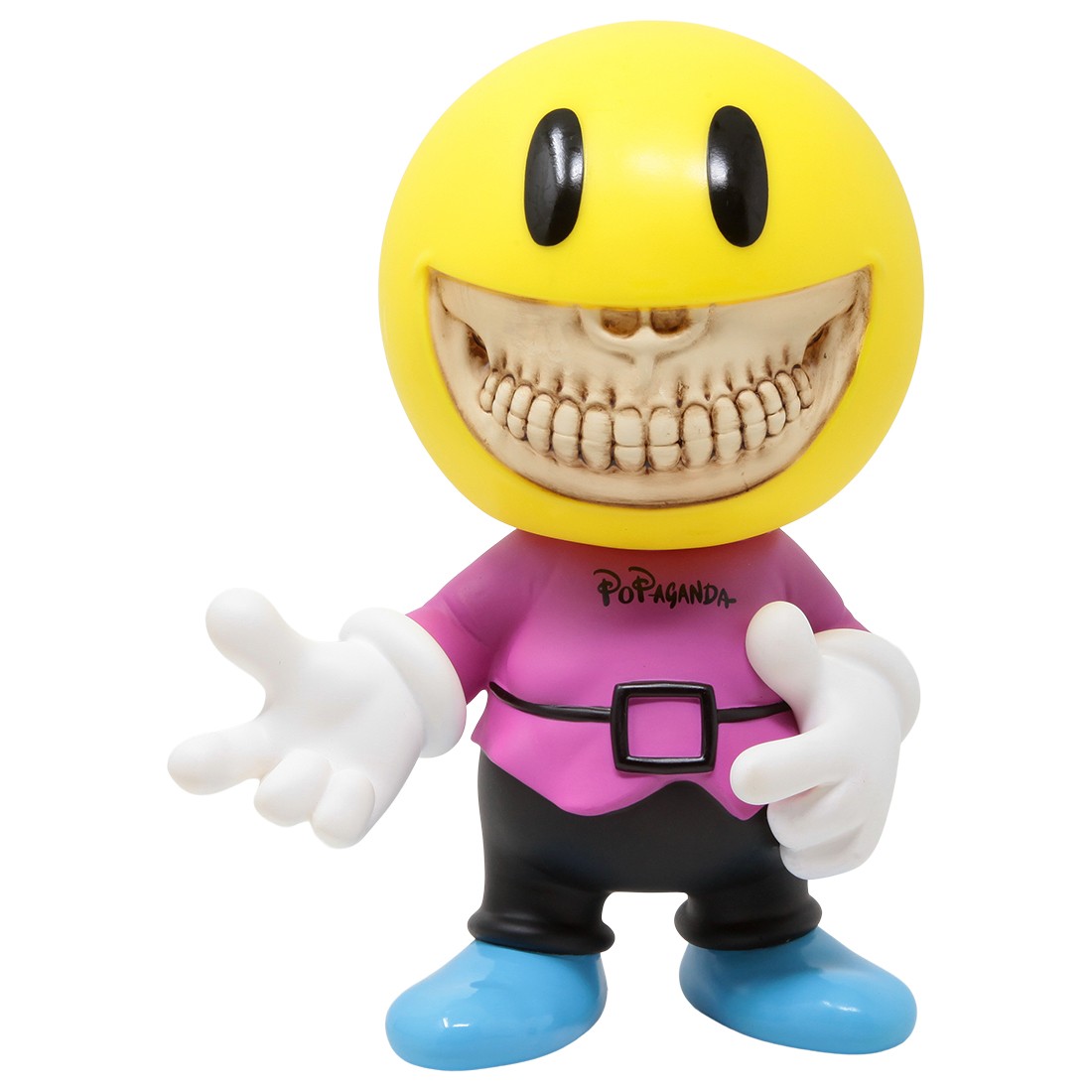 Popaganda x Ron English 9 Inch Happy Boy Grin Figure (yellow)