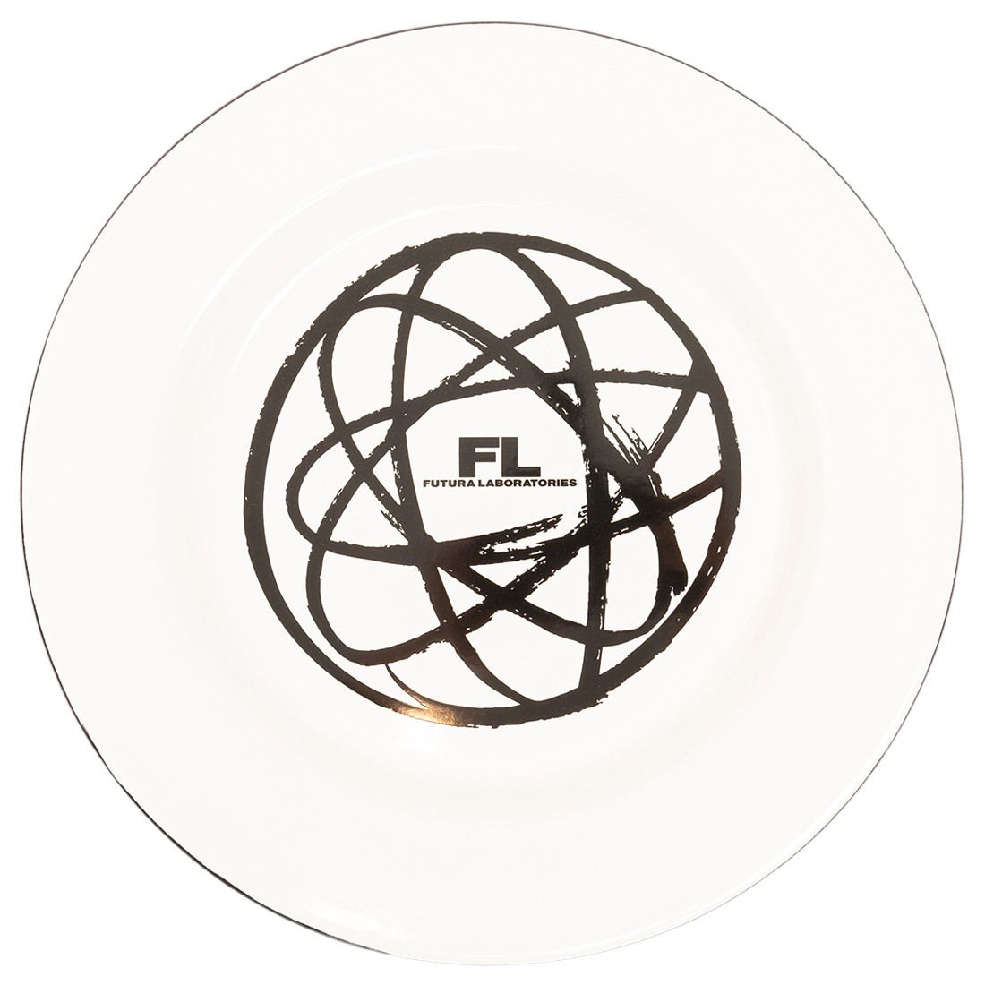 Futura Laboratories Atom Enamel Coated Metal Plate (white)