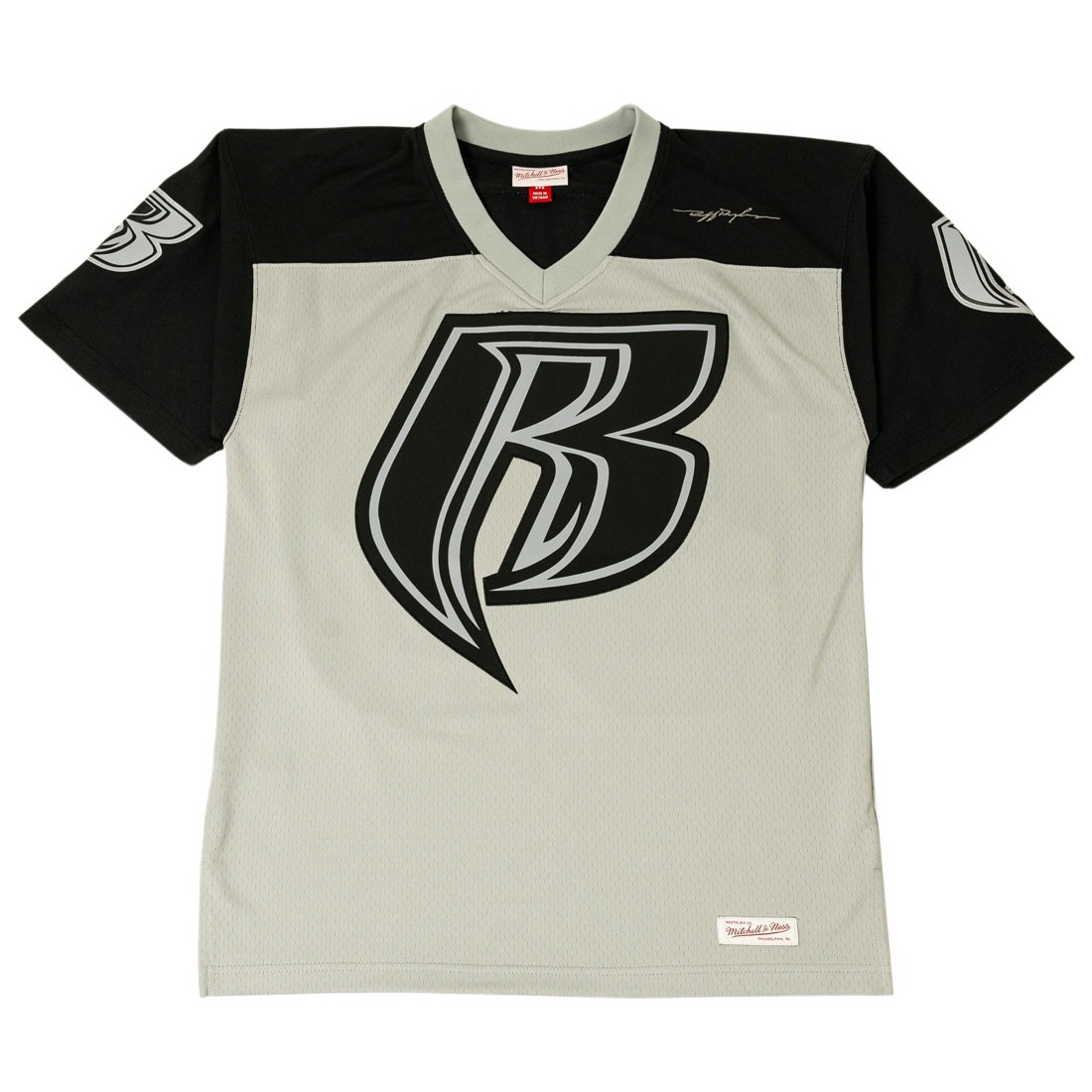 Mitchell And Ness x 50th AOHH Ruff Ryders Football Jersey (black / gray)