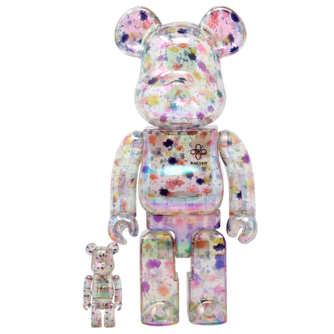 Medicom Anever 100% 400% Bearbrick Figure Set multi