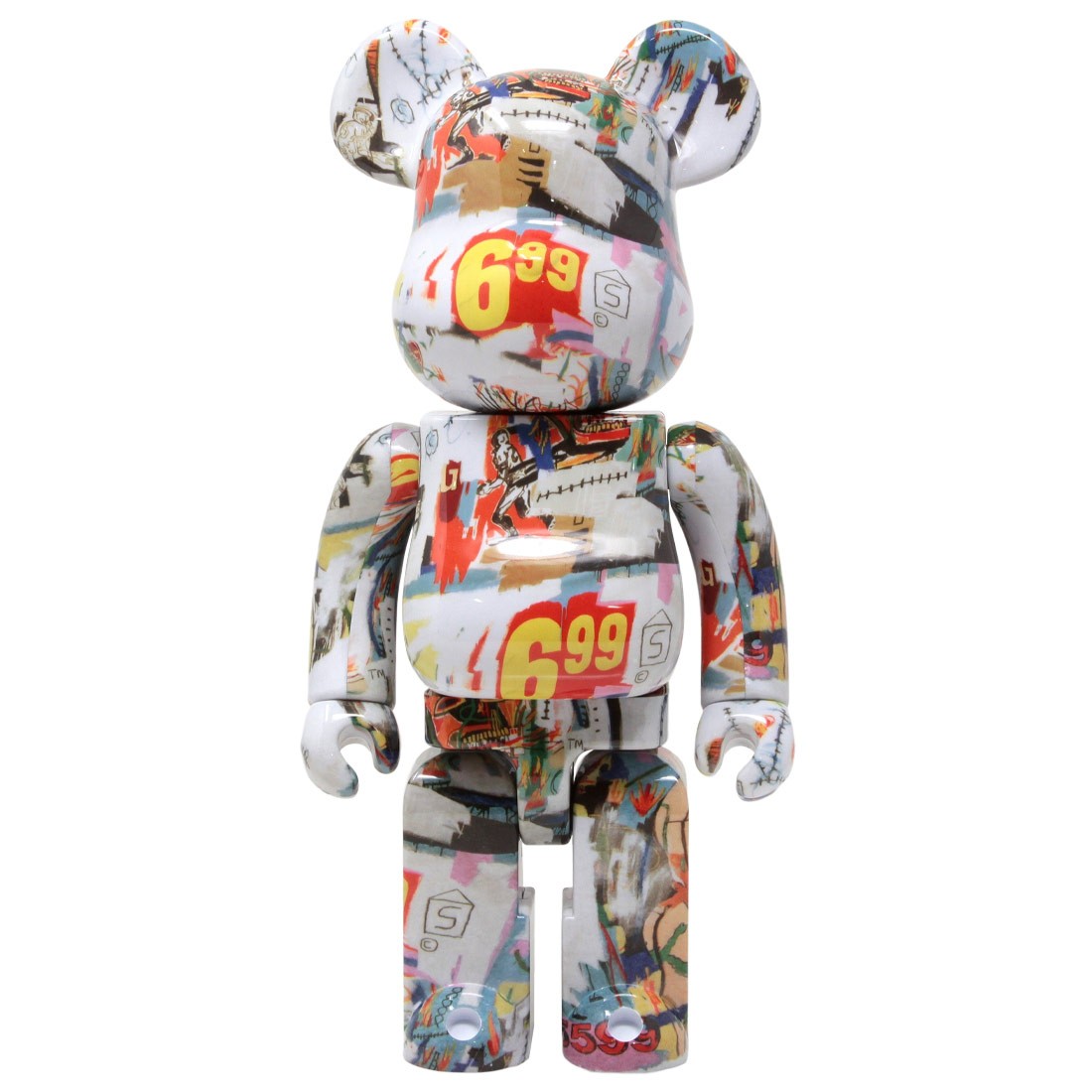 Medicom Andy Warhol x Jean-Michel Basquiat #4 400% Bearbrick ...