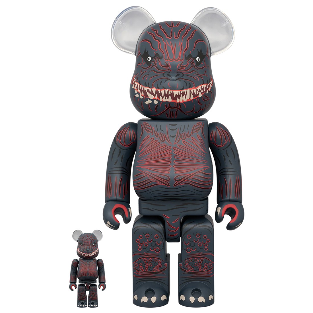 Medicom Bearbrick Godzilla 2016 100% 400% Figure (black)
