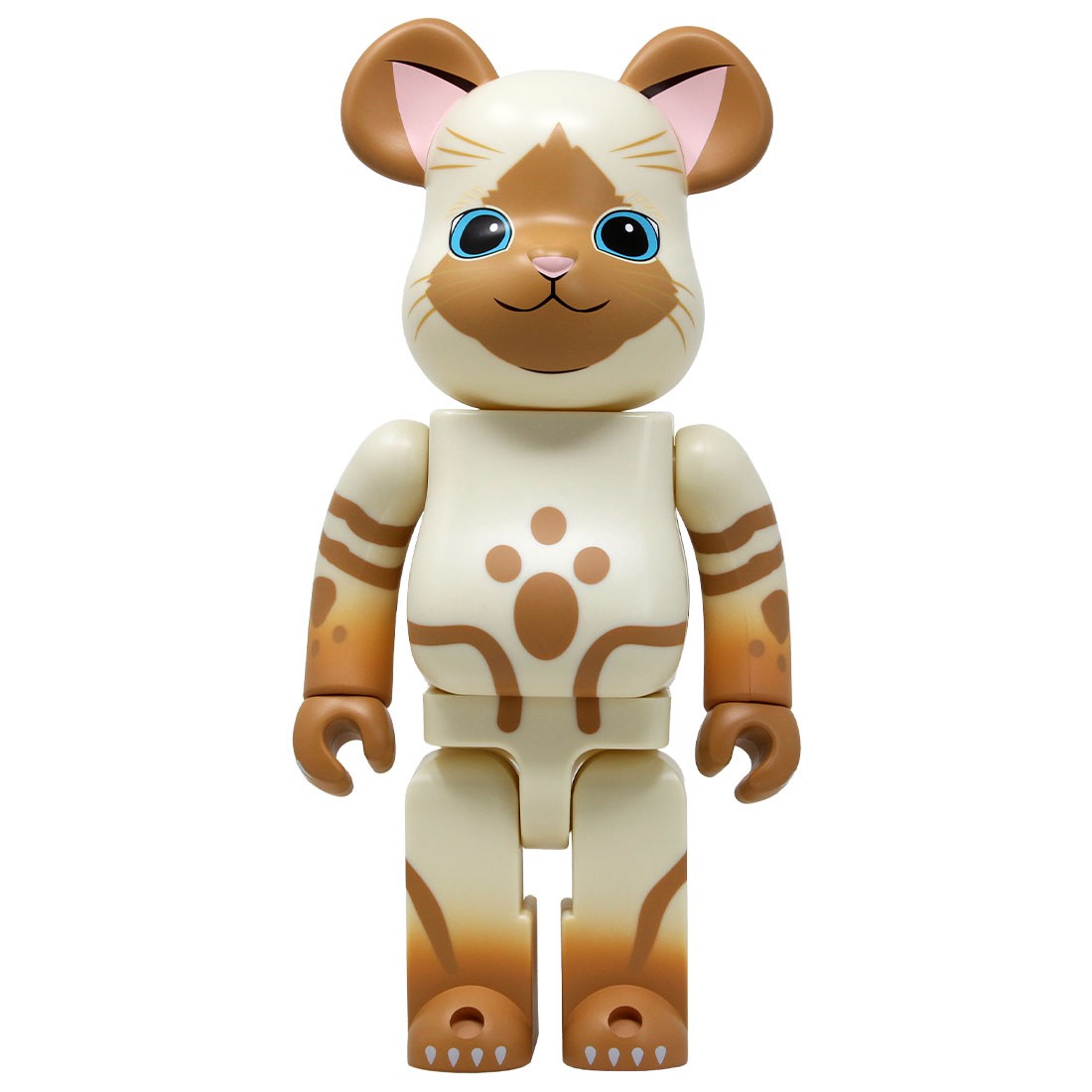 Medicom Bearbrick Monster Hunter Airou 400% Figure (brown)