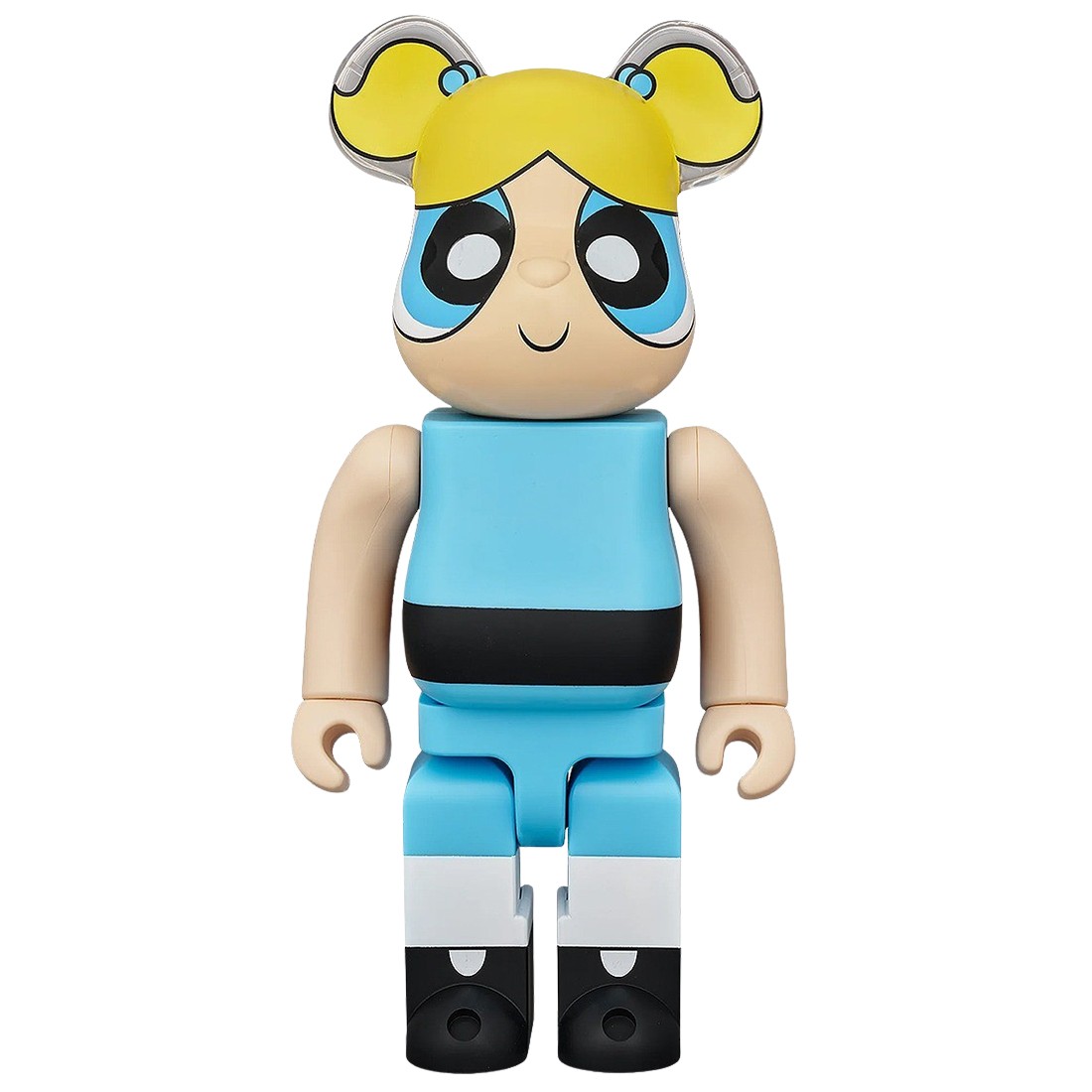Medicom Bearbrick The Powerpuff Girls Bubbles 400% Figure (blue / yellow)