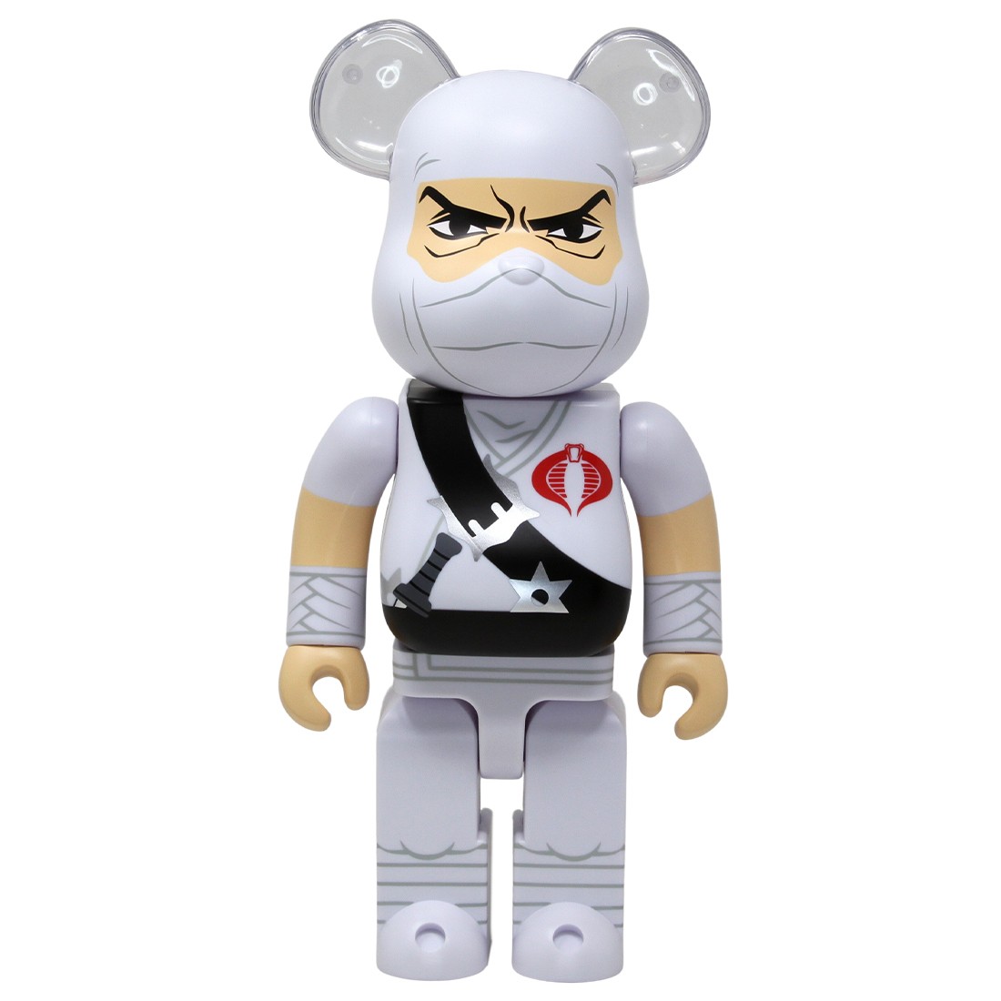 Medicom Bearbrick Stormshadow 400% Figure (white)