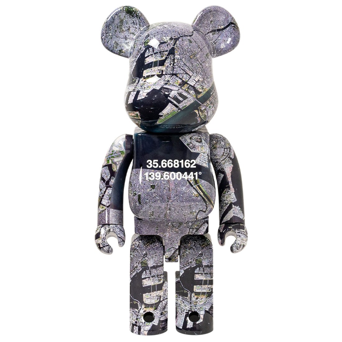 Medicom Benjamin Grant Overview Tokyo 1000% Bearbrick Figure gray