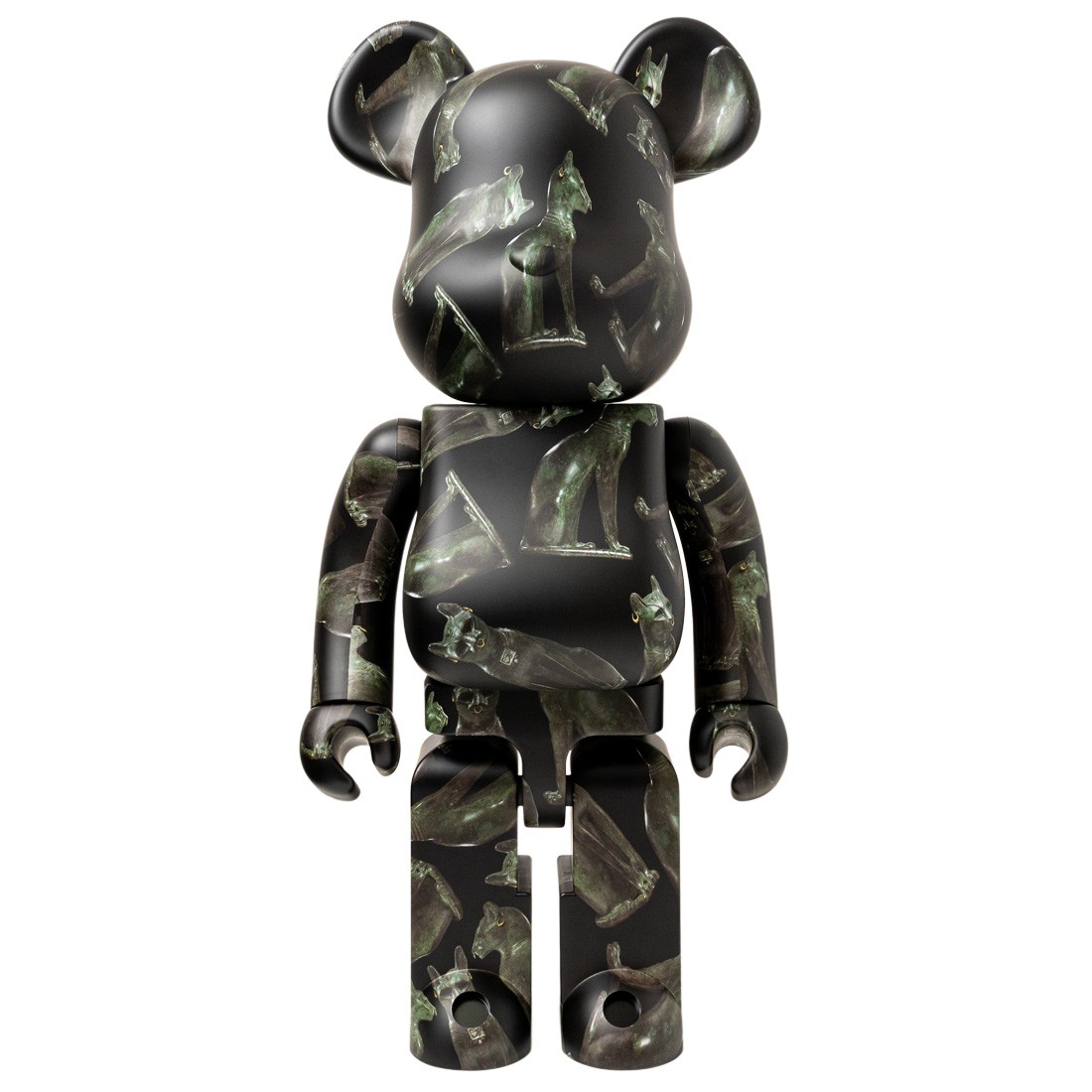 Medicom The british months Museum The Gayer-Anderson Cat 1000% Bearbrick Figure (olive)