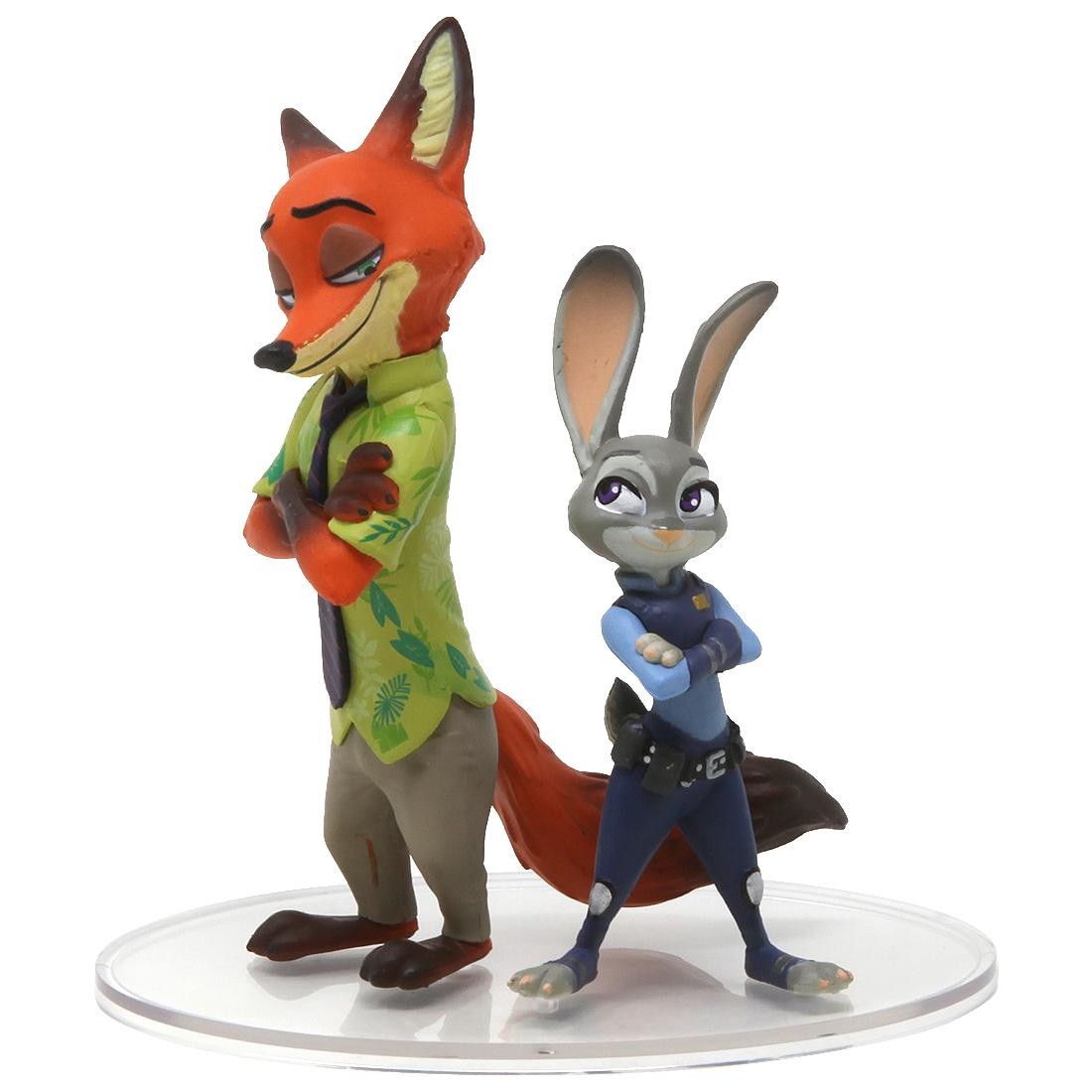 Medicom UDF Disney Series 7 Zootopia Judy Hopps And Nick Wilde Ultra Detail Figure (brown / gray)