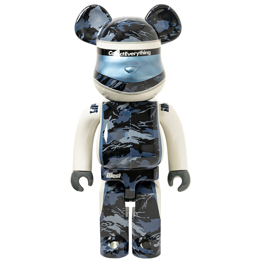 Medicom x Illest 2022 1000% Bearbrick Figure (navy / blue)