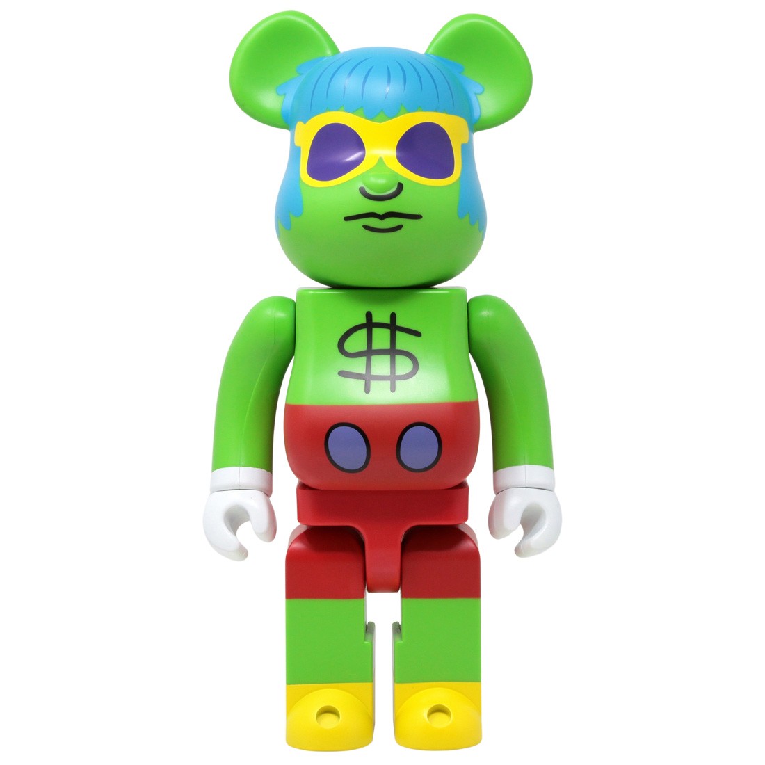 Medicom Keith Haring Andy Mouse 400% Bearbrick Figure (green)