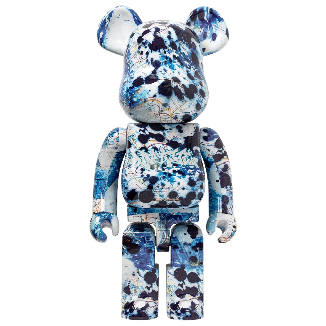 Medicom LFYT x STASH 1000% Bearbrick Figure (blue)