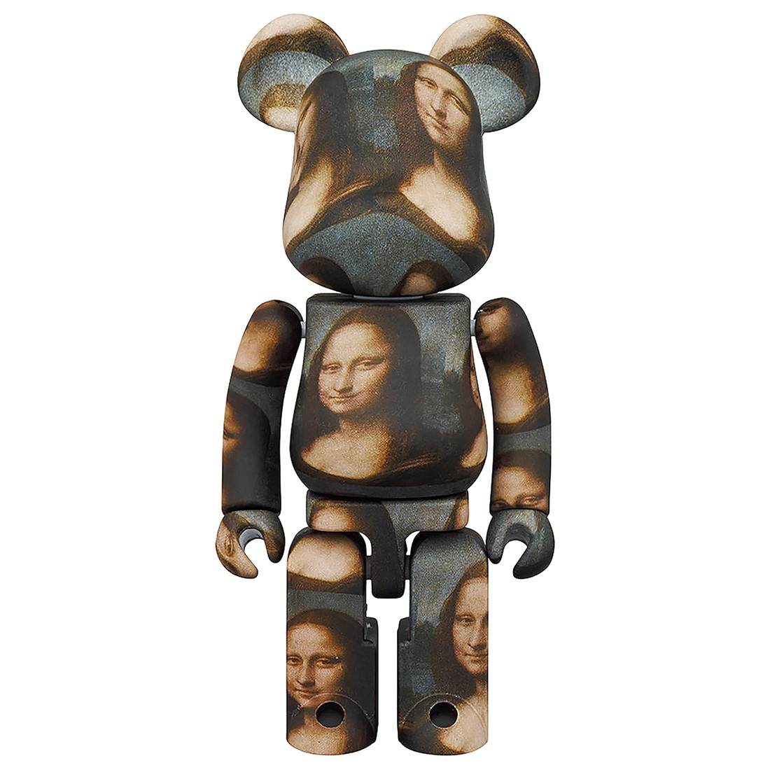 Medicom Bearbrick Super alloyed Leonardo Da Vinci Mona Lisa 200% Figure (bronze)