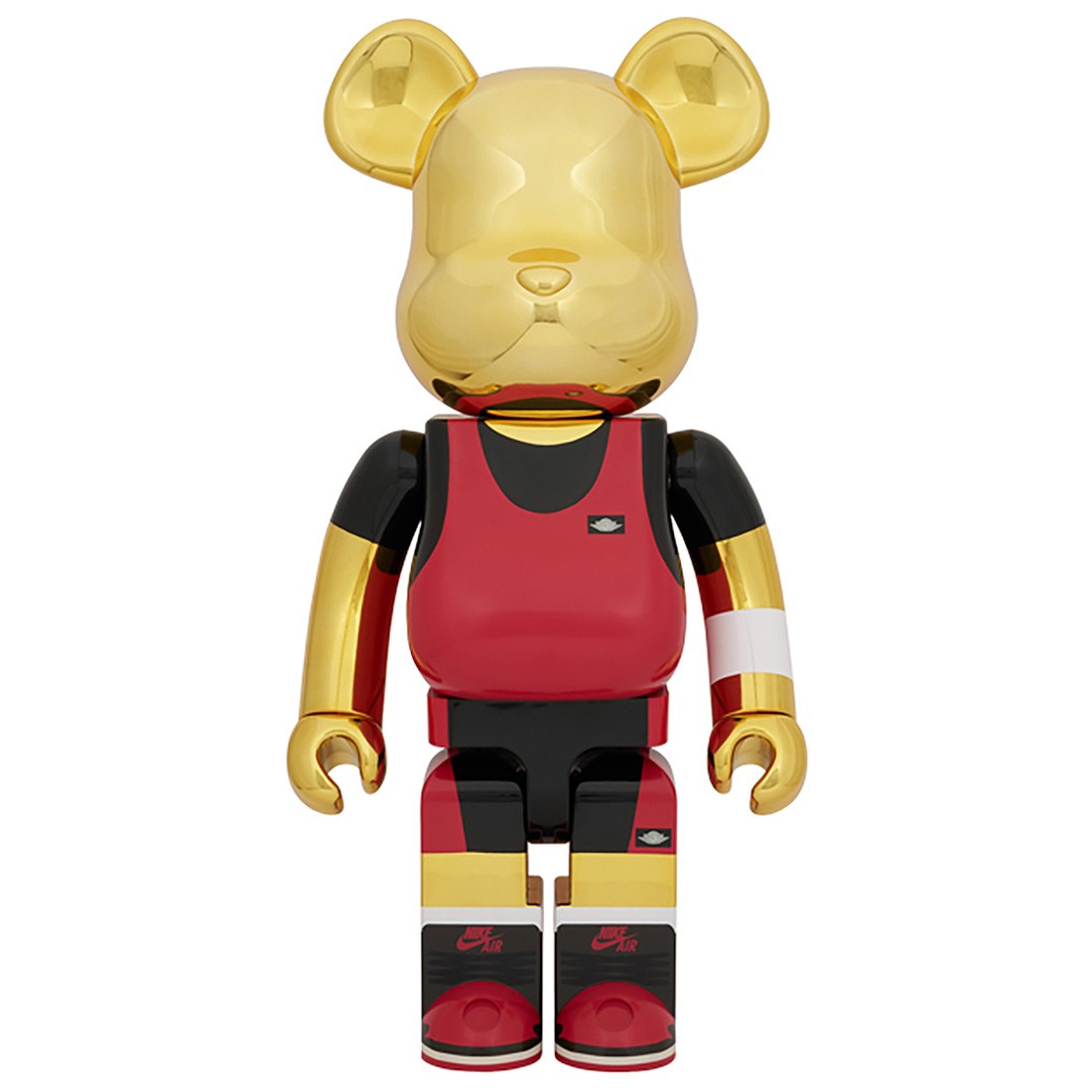 Medicom Bearbrick Michael Jordan Air Jordan 1985 Air Jordan 1000% Figure (red / gold)