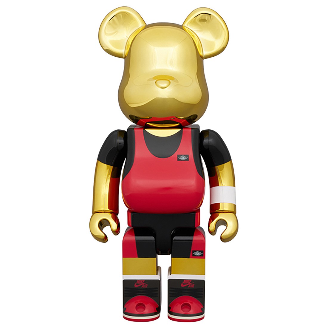 Medicom Bearbrick Michael Jordan Air Jordan 1985 Air Jordan 400% Figure (red / gold)