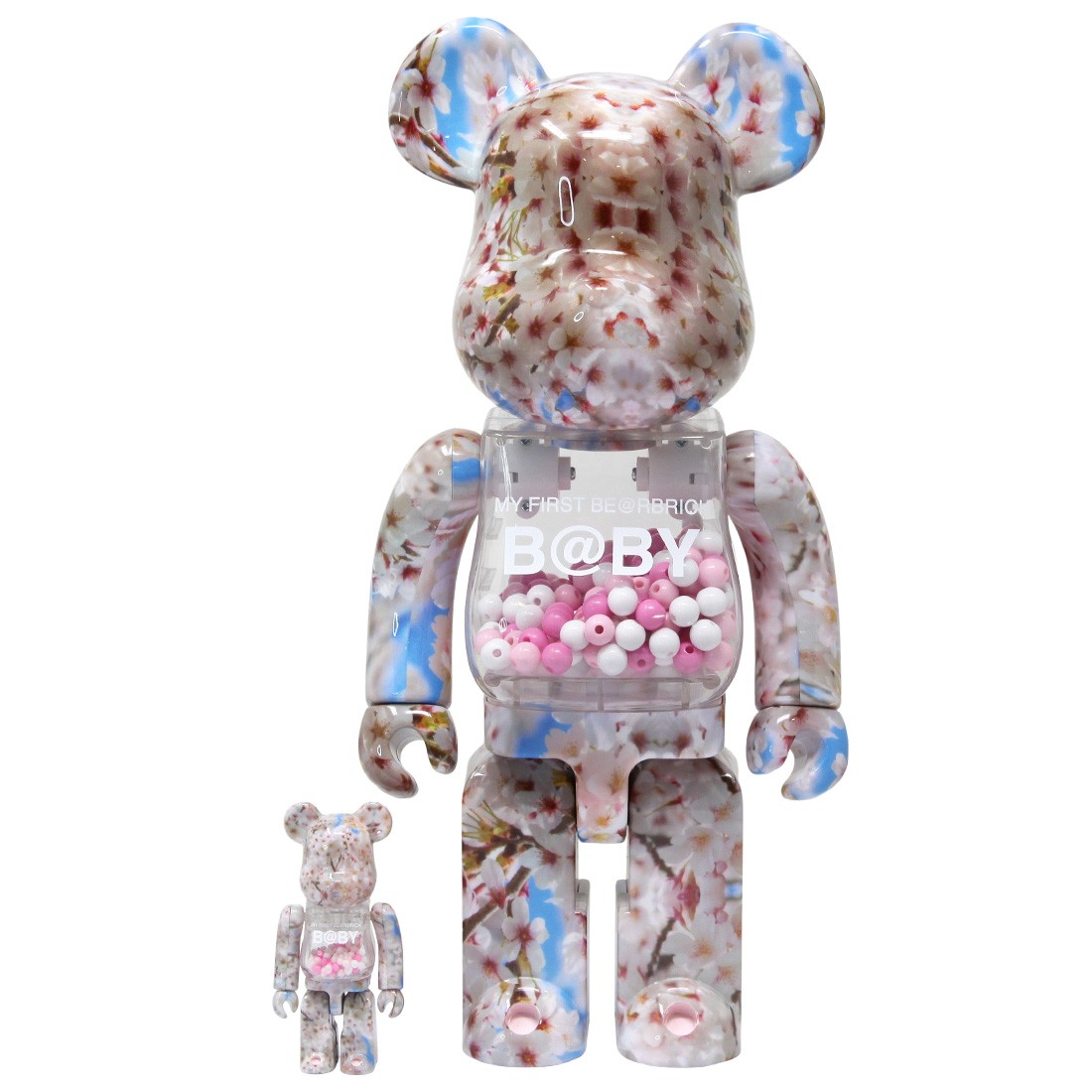 Medicom Bearbrick My First Bearbrick Baby Sakura Ver. 100% 400% Figure (pink)