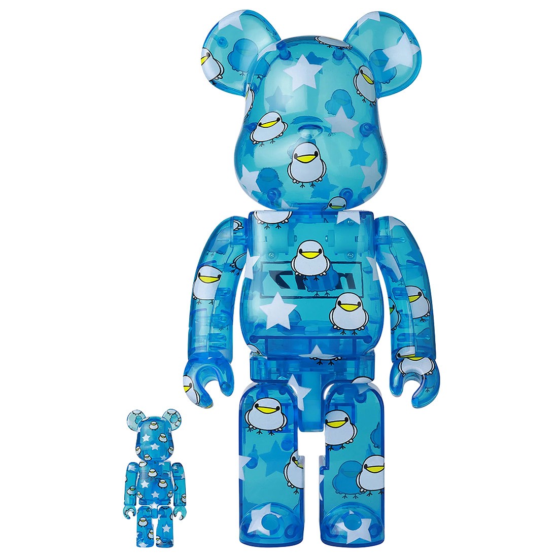 Medicom Bearbrick Mizuki Nana 100% 400% Figure (blue)