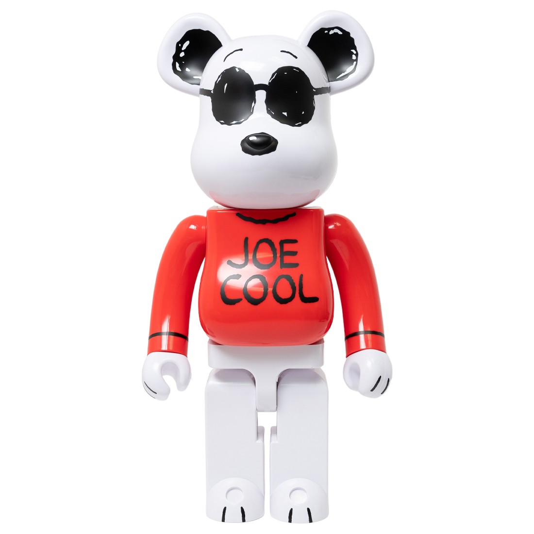 Medicom Peanuts Joe Cool Snoopy 1000% Bearbrick Figure (white)