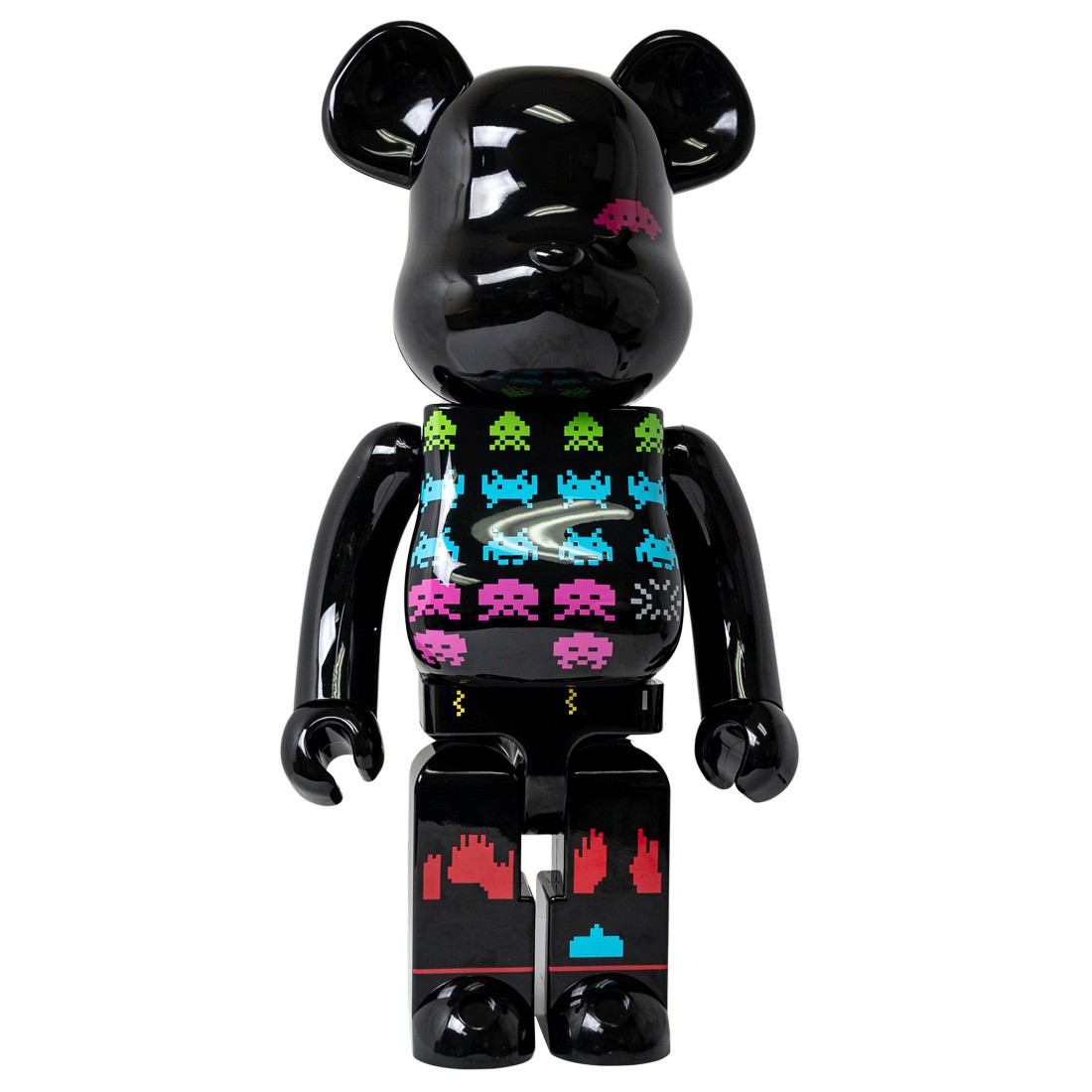 Medicom Space Invaders 1000% Bearbrick Figure (black)