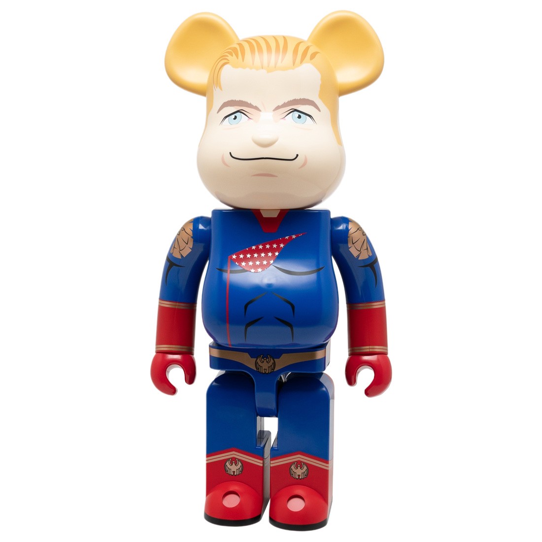 Medicom The Boys Homelander 1000% Bearbrick Figure (blue)