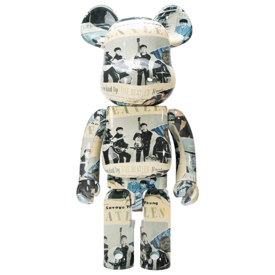 Medicom The Beatles Anthology 1000% Bearbrick Figure beige