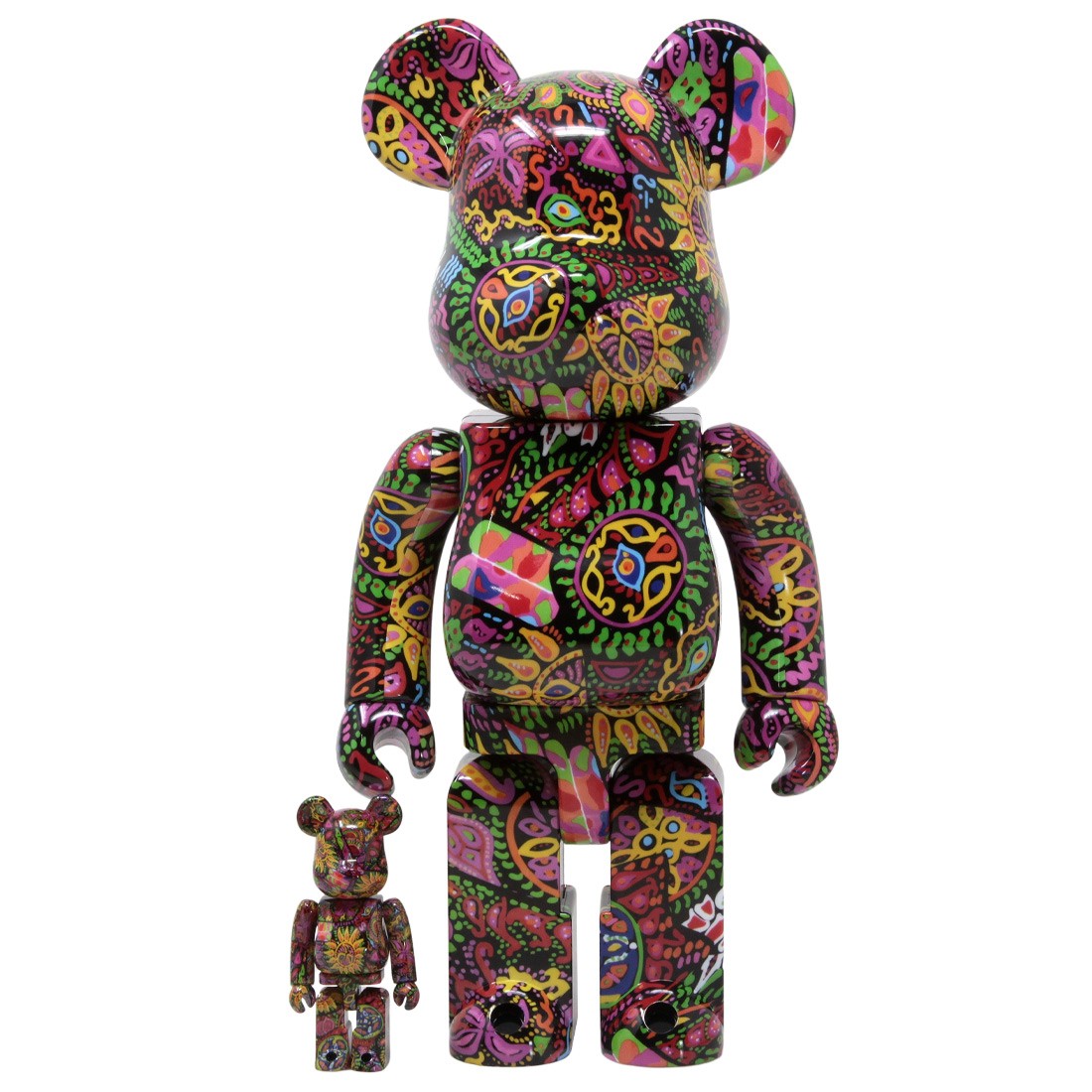 BE@RBRICK Psychedelic Paisley 100％ 400％ | hartwellspremium.com