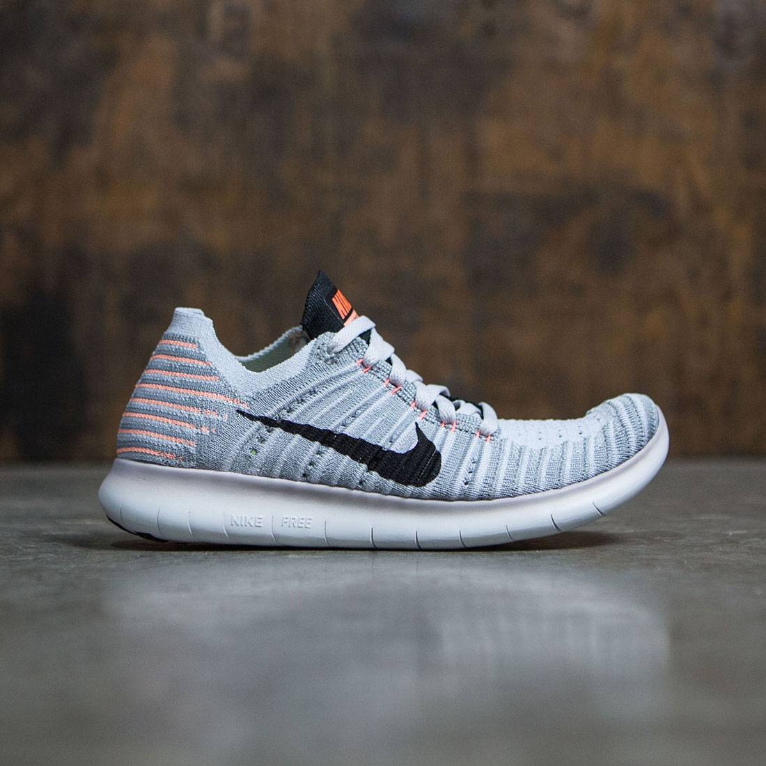 Nike free shop rn flyknit gray