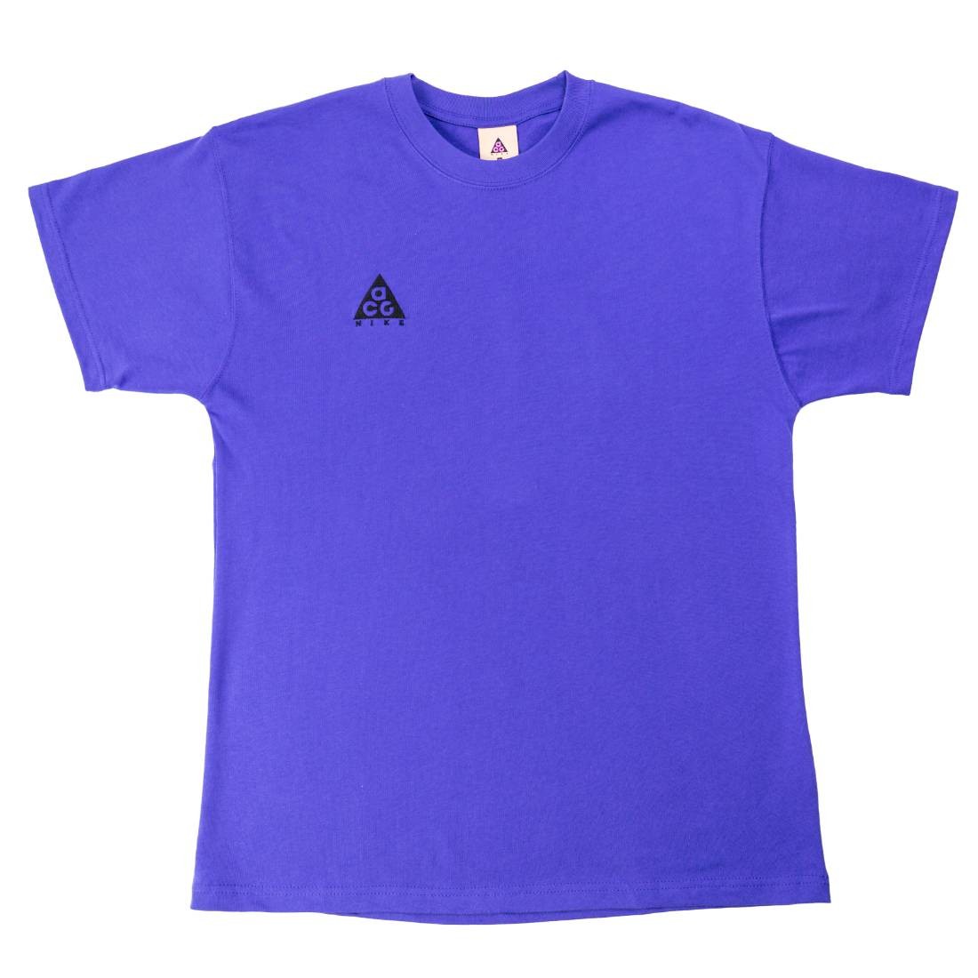 Nike Men Acg Logo Tee (fusion violet / black)