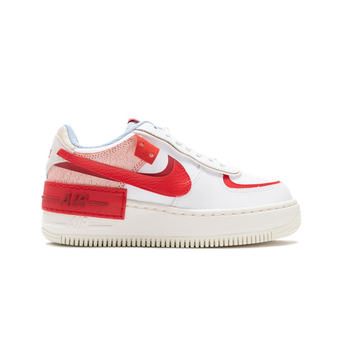 nike women air force 1 shadow summit white university red gym red