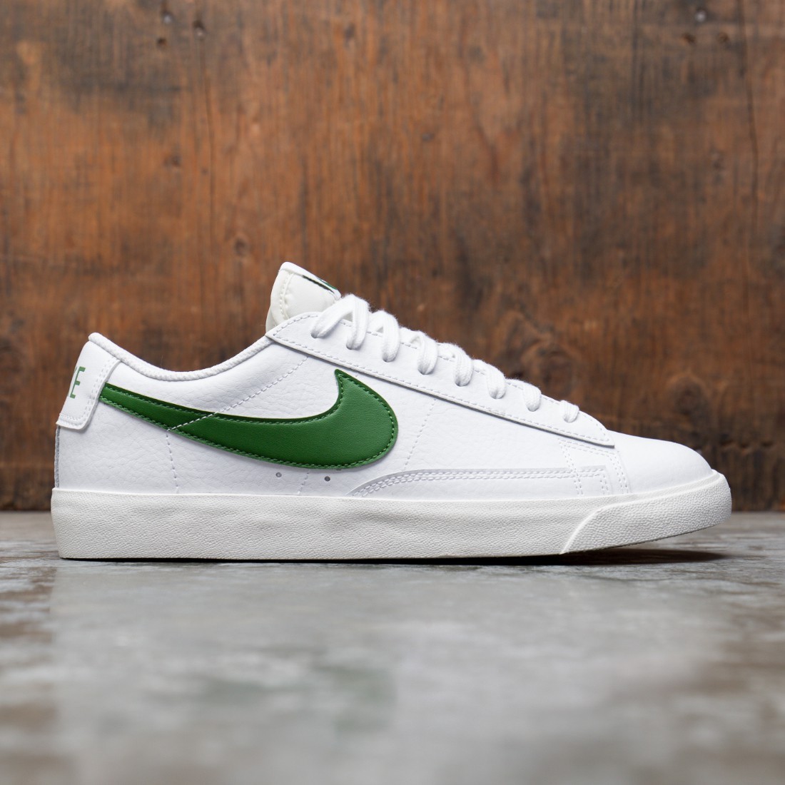 Nike Men Blazer Low Leather (white / forest green-sail)
