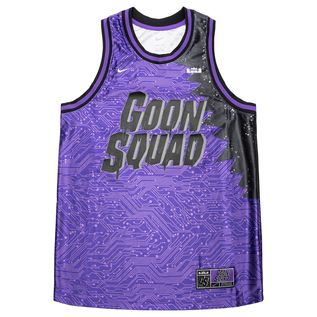 Nike, Shirts, Nike Lebron X Space Jam A New Legacy Goon Squad Jersey Size  Large