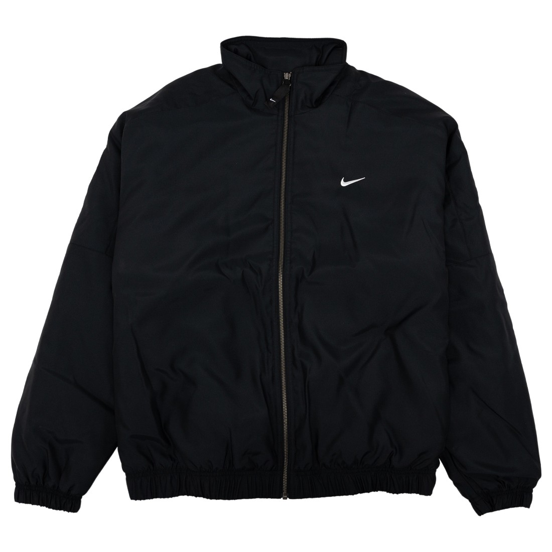 nike men solo swoosh bomber jacket black kumquat white