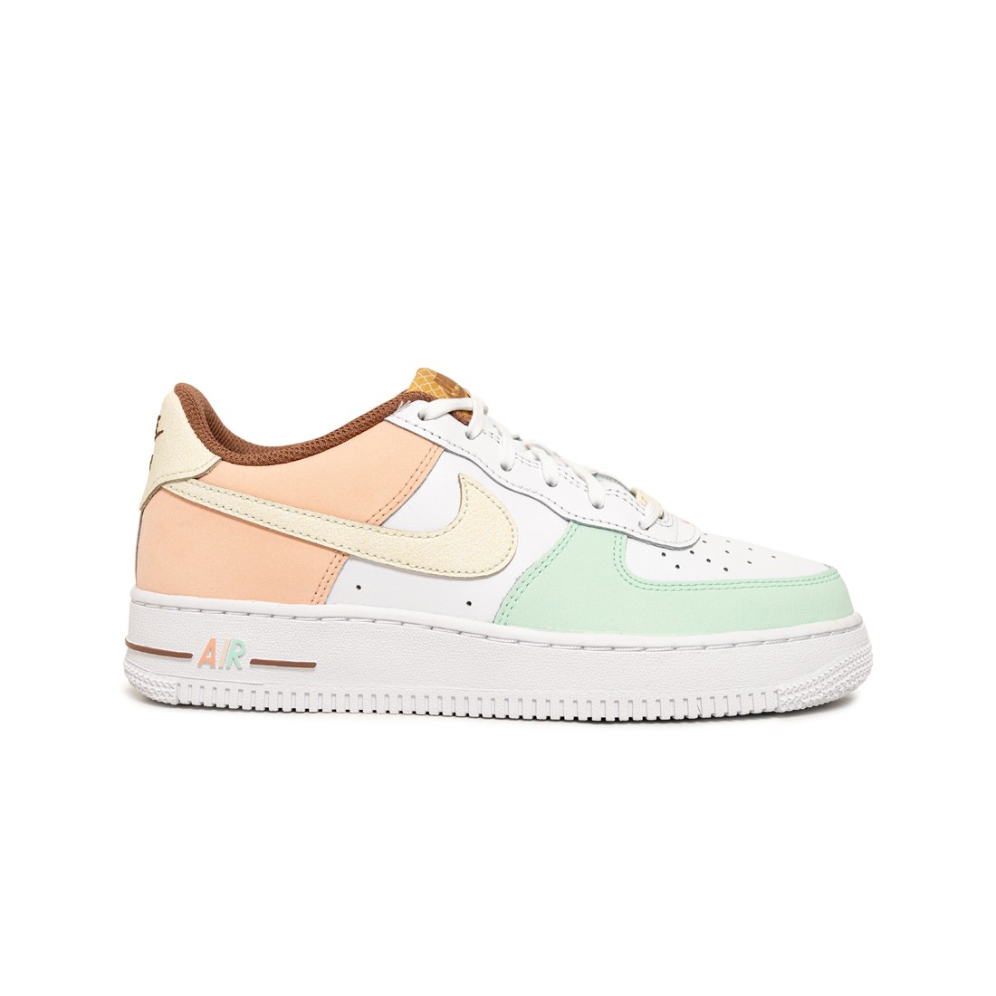 nike big kids air force 1 lv8 gs white coconut milk mint foam