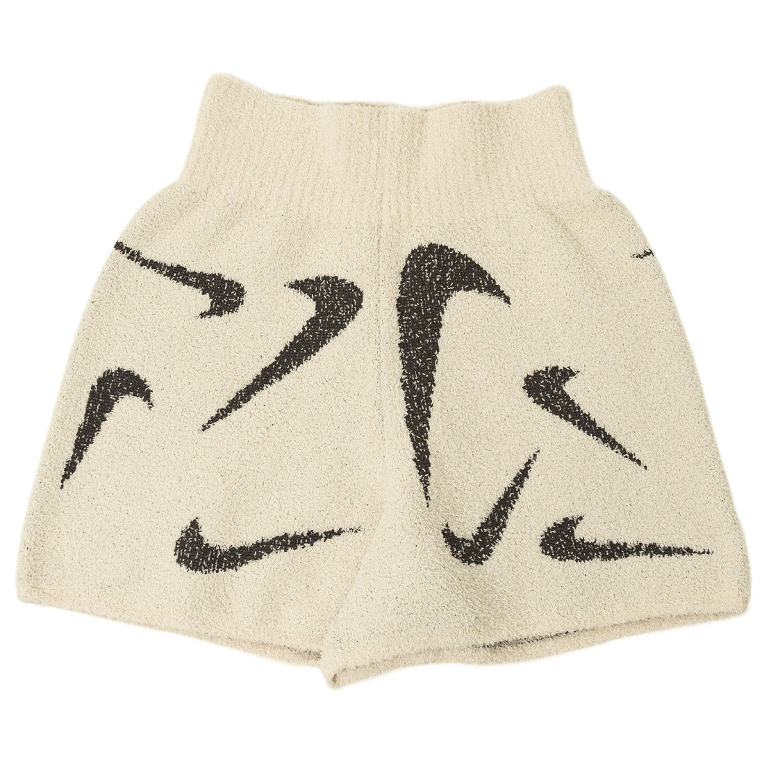 Nike Women Sportswear Printed Knit Shorts (lt orewood brn / medium ash)
