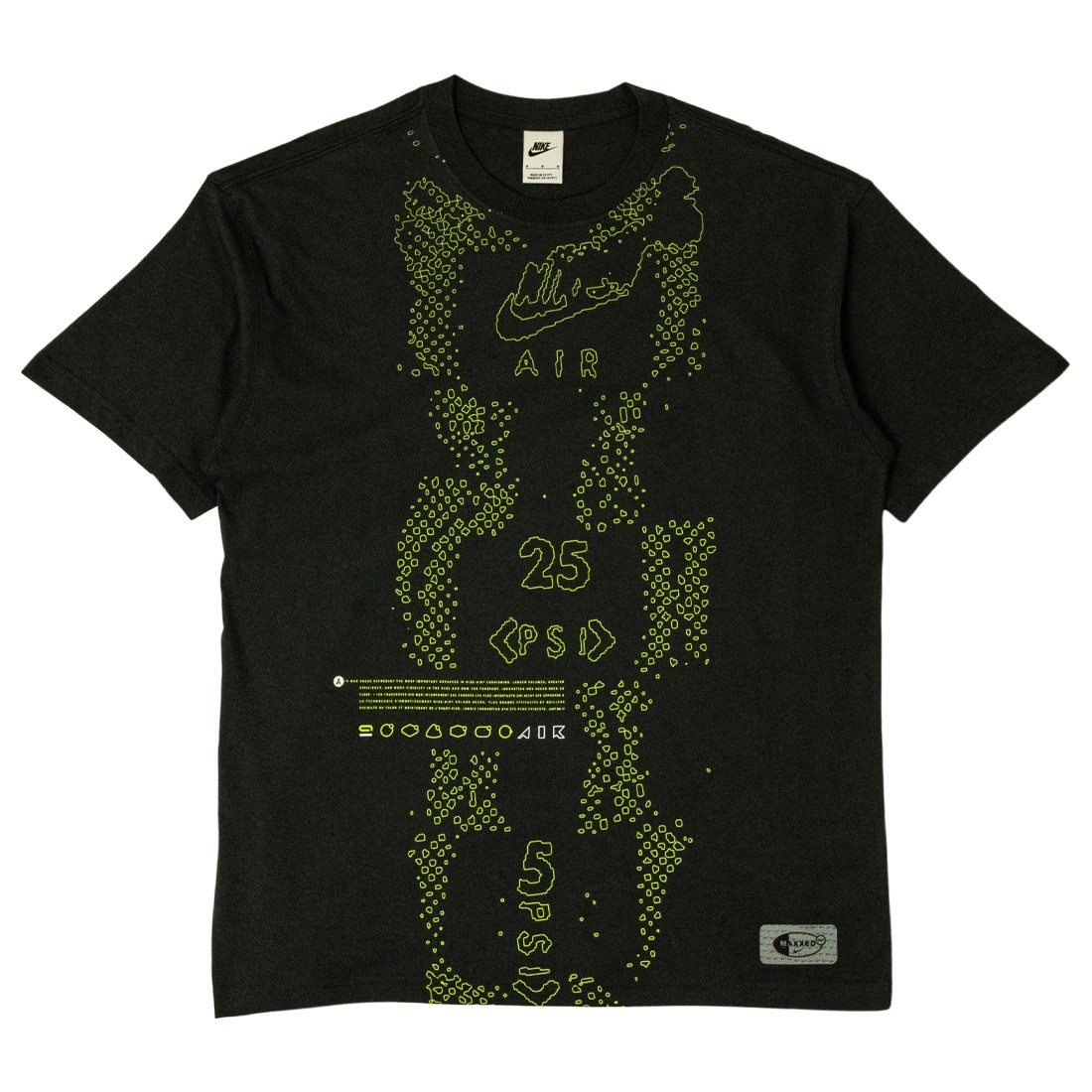 Nike Men Sportswear Max90 Tee (dk smoke grey / neon yellow)