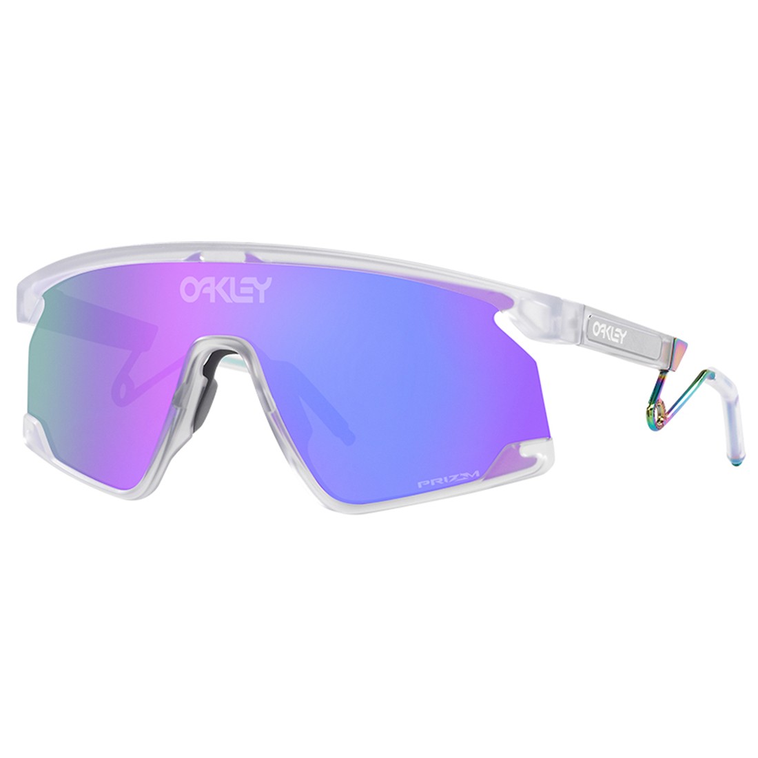 Oakley BXGTR Metai Brushed sunglasses (clear / prizm violet)