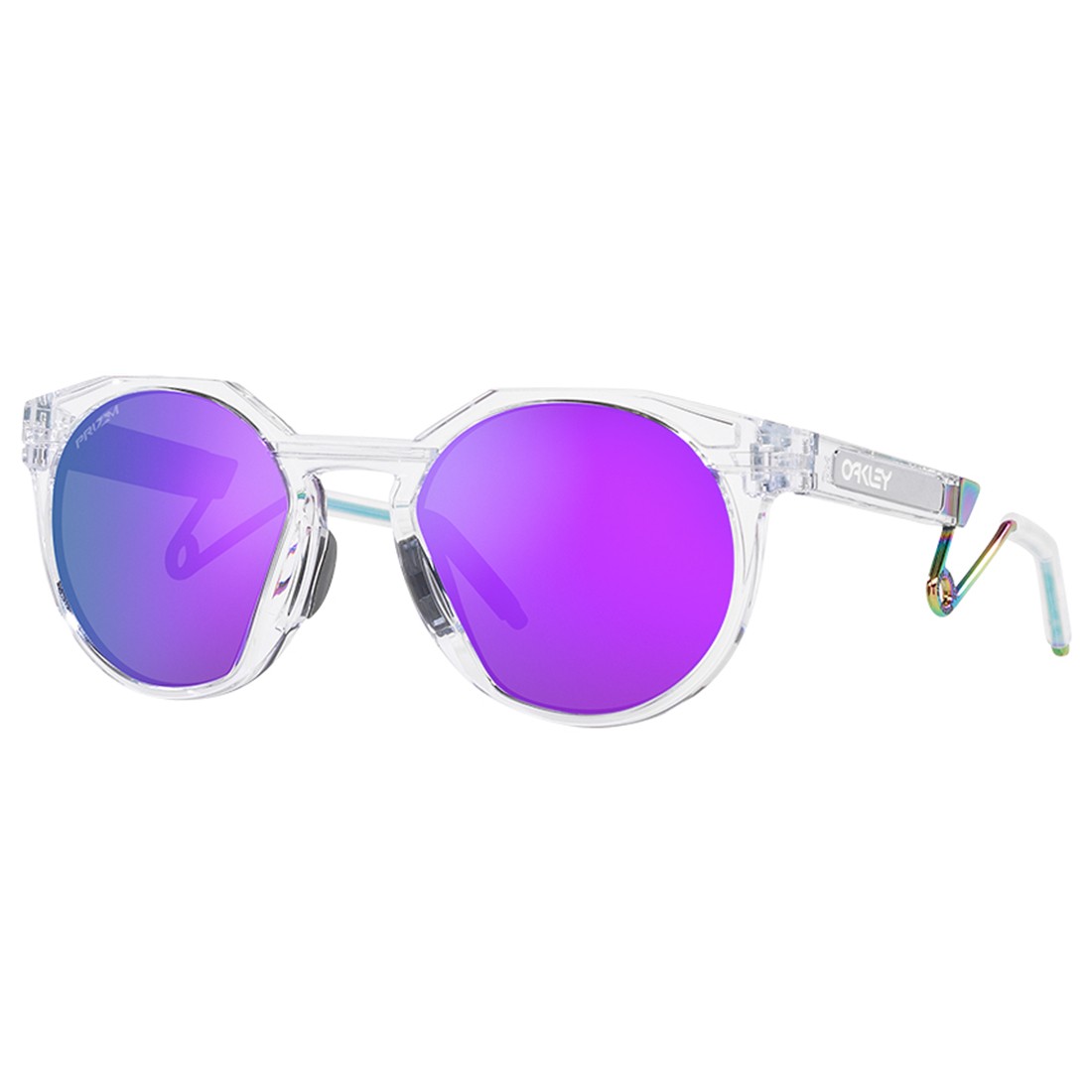 Oakley HSTN Metal 0VO4212S sunglasses (clear / prizm violet)