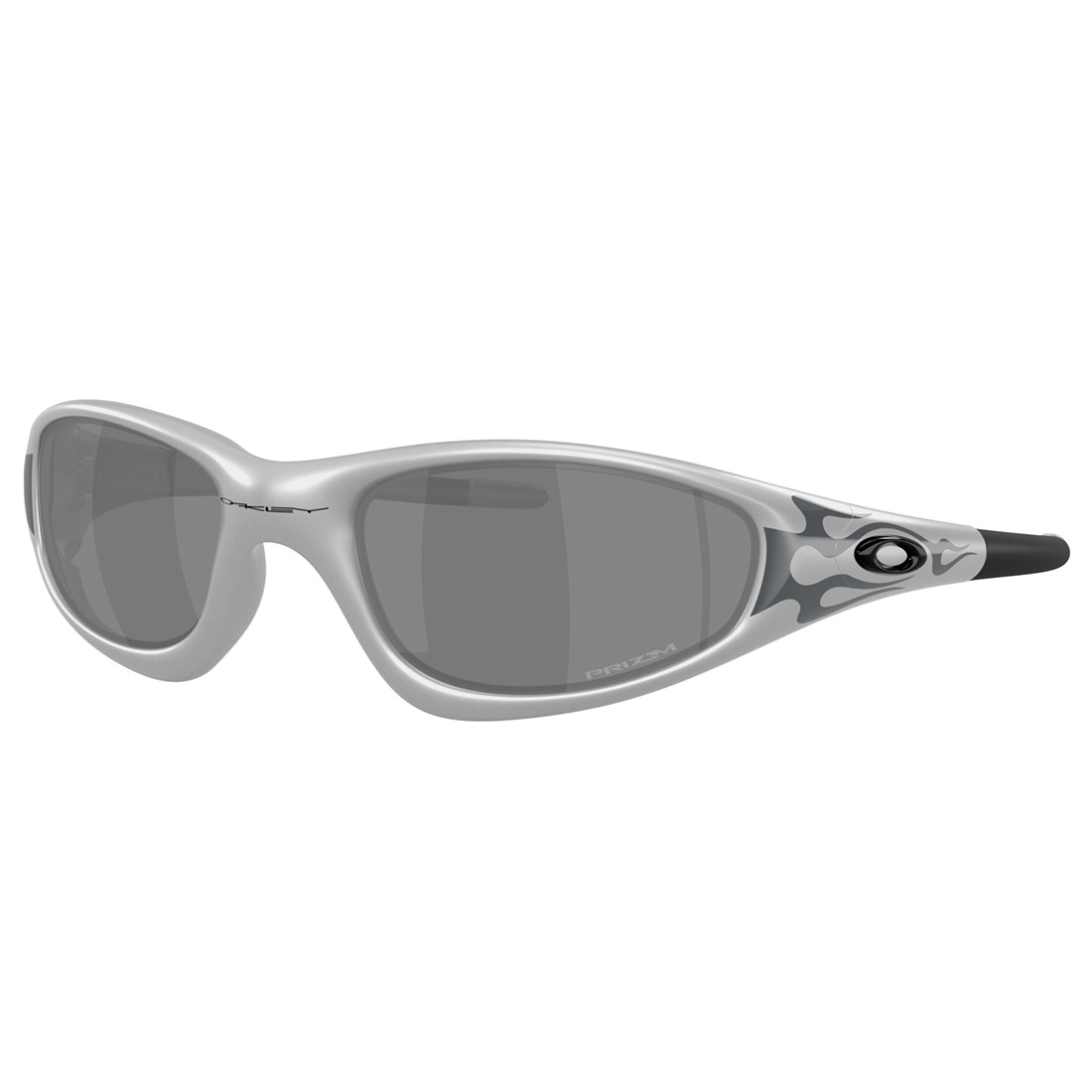 Oakley MUZM Straight Jacket 99 X-Silver flames Sunglasses (gray / prizm black)
