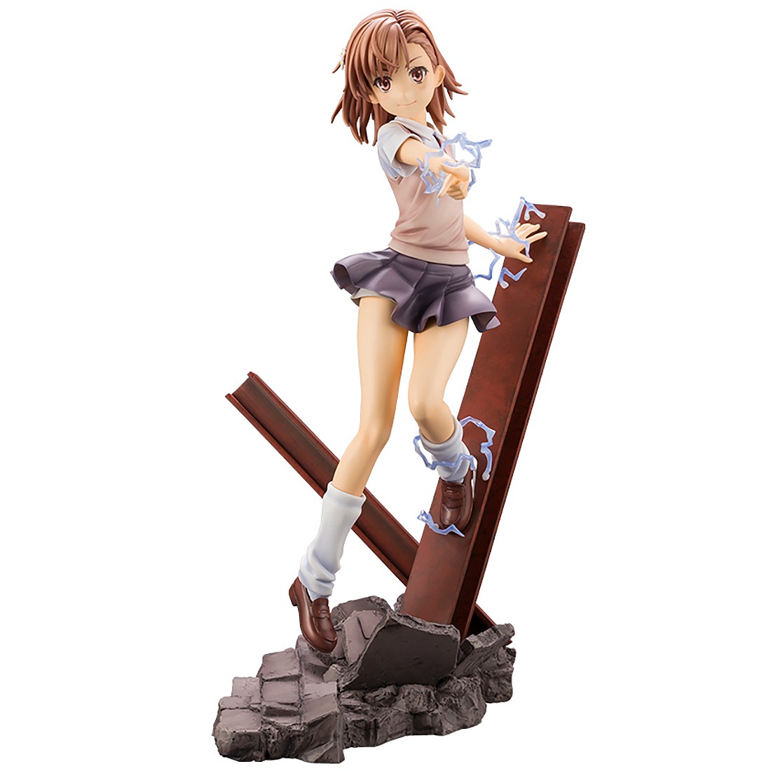 Kotobukiya Toaru Majutsu No Index III Mikoto Misaka Ani Statue (brown)