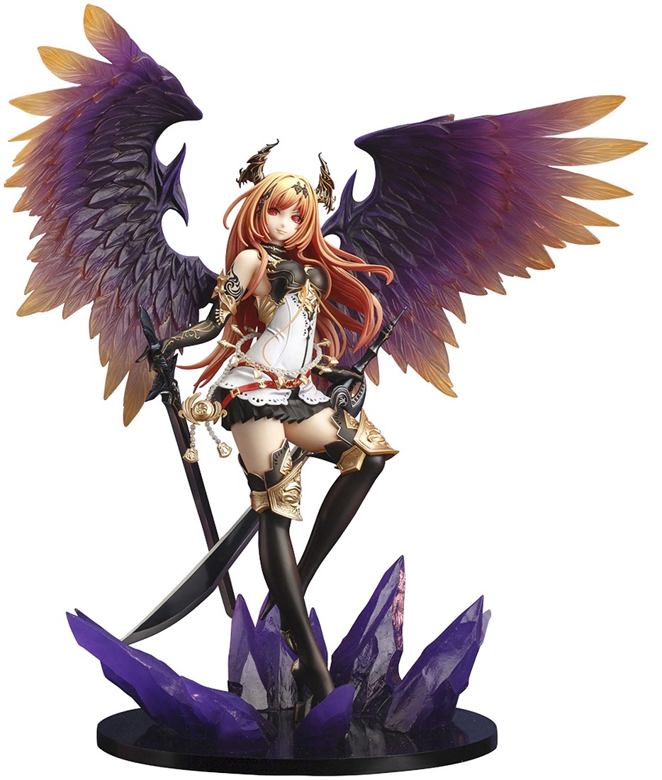 Kotobukiya Rage Of Bahamut Dark Angel Olivia Renewal Package Ver. Statue (purple)