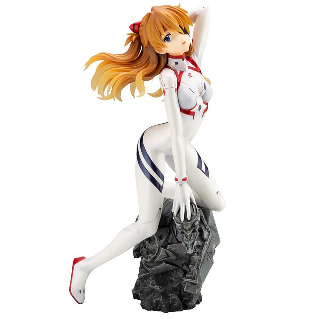 Kotobukiya Neon Genesis Evangelion Evangelion 3.0+1.0 Thrice Upon A Time Asuka Shikinami Langley White Plugsuit Ver. Statue (white)