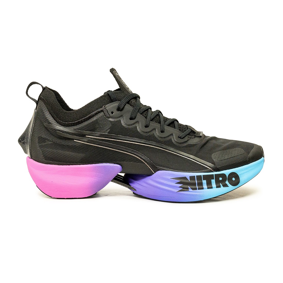 Puma Men Fast-R Nitro Elite Sunset (black / luminous blue / electric orchid)