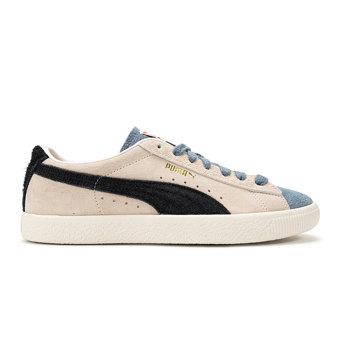 Puma Men Suede VTG WTFormstripe (white / whisper white / peyote / china blue)